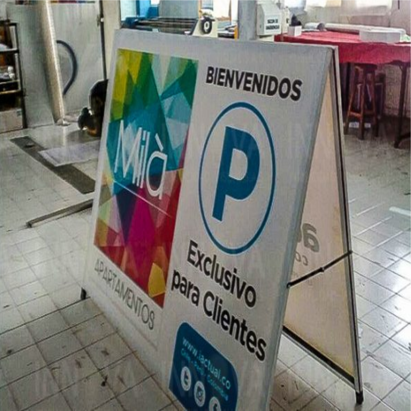 Aviso tipo tijera extremadura - Juanimprime