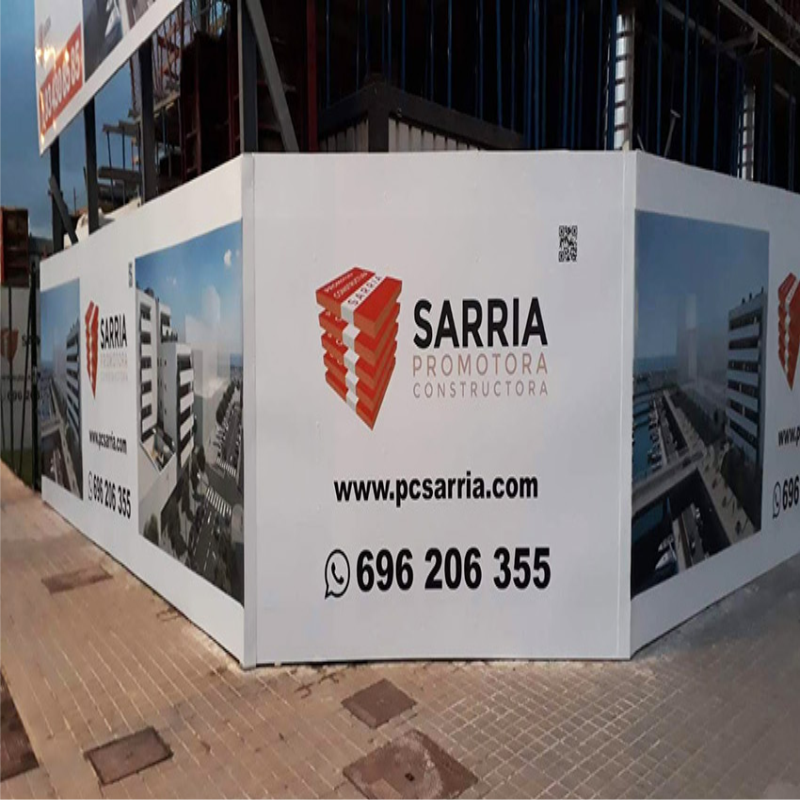 Cerramientos comerciales en Banner Backing extremadura - Juanimprime