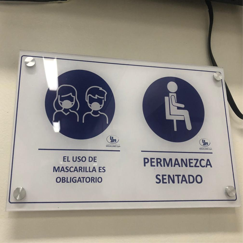 Señalética acrilica extremadura - Juanimprime