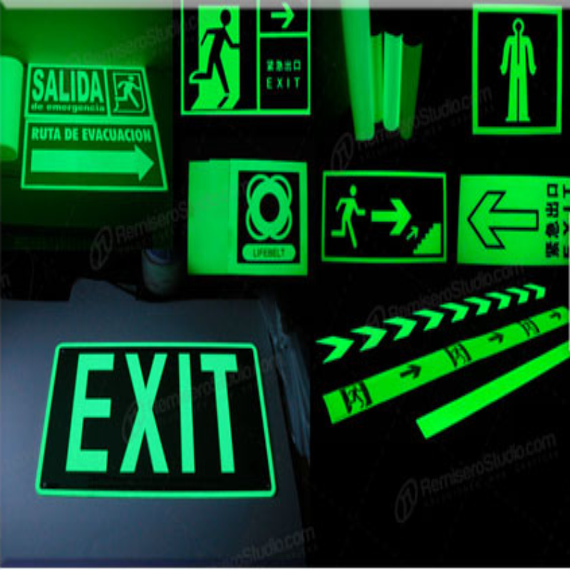 Señalética fotoluminiscente extremadura - Juanimprime