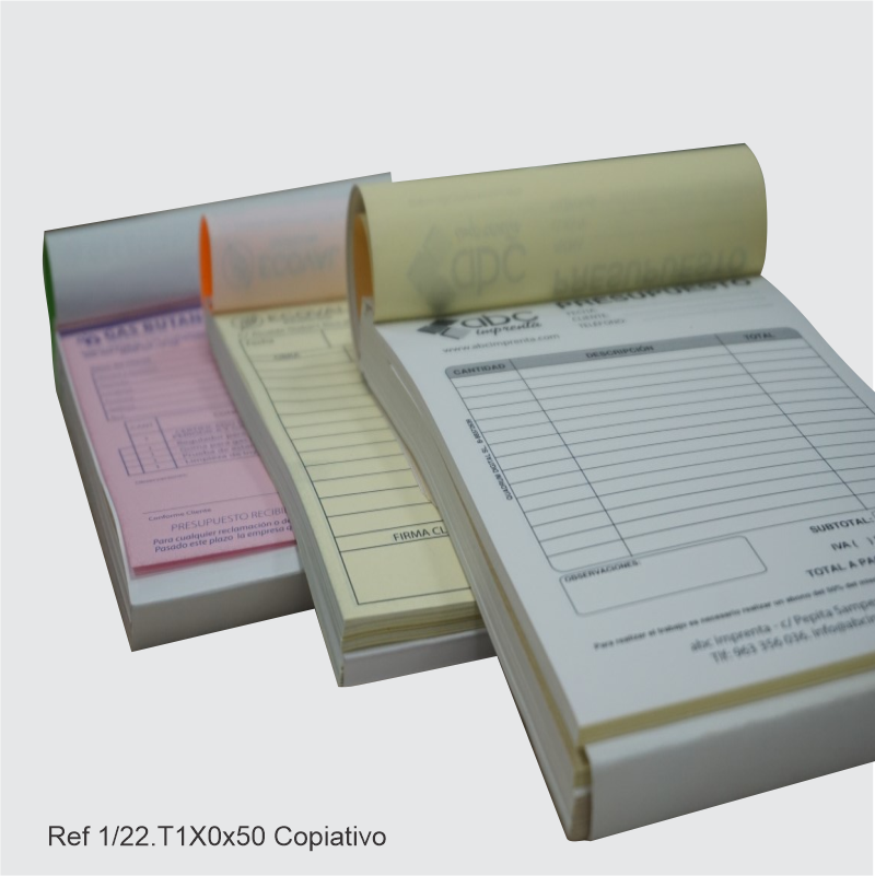 Talonarios Copiativos Extremadura - Juan Imprime